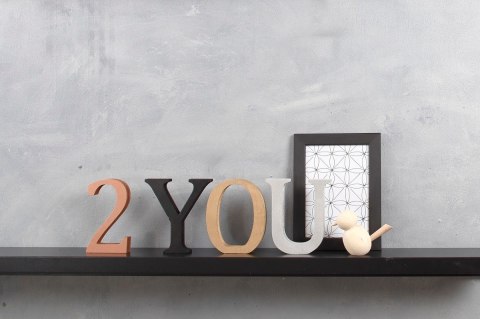 Litera O z MDF H: 13 cm Litera O z MDF H: 13 cm