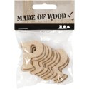 Litera P z MDF H: 4 cm 10 szt. Litera P z MDF H: 4 cm 10 szt.