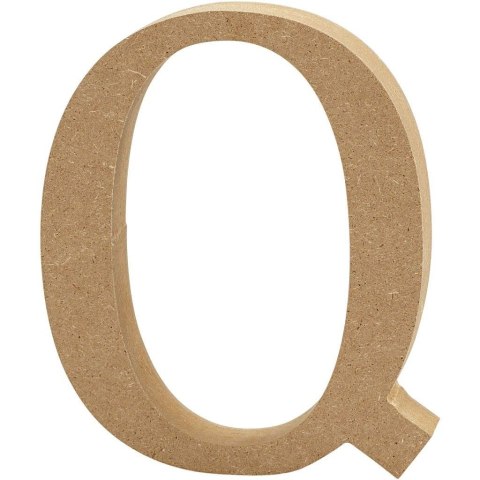 Litera Q z MDF H: 13 cm Litera Q z MDF H: 13 cm