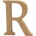 Litera R z MDF H: 13 cm Litera R z MDF H: 13 cm