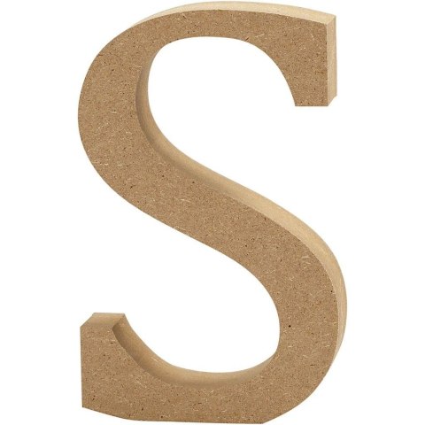 Litera S z MDF H: 13 cm Litera S z MDF H: 13 cm