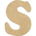 Litera S z MDF H: 4 cm 10 szt. Litera S z MDF H: 4 cm 10 szt.