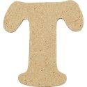 Litera T z MDF H: 4 cm 10 szt. Litera T z MDF H: 4 cm 10 szt.