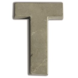 Litera T z betonu H:7,6 cm