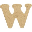 Litera W z MDF H: 4 cm 10 szt. Litera W z MDF H: 4 cm 10 szt.
