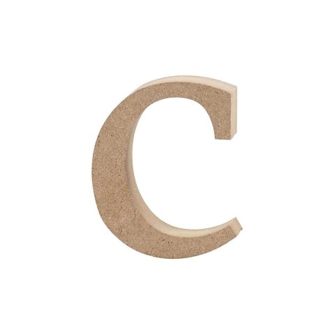 Litera c z MDF H: 8,4 cm Litera c z MDF H: 8,4 cm