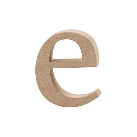 Litera e z MDF H: 8,4 cm Litera e z MDF H: 8,4 cm