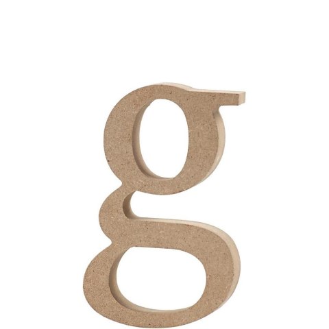 Litera g z MDF H: 13 cm Litera g z MDF H: 13 cm