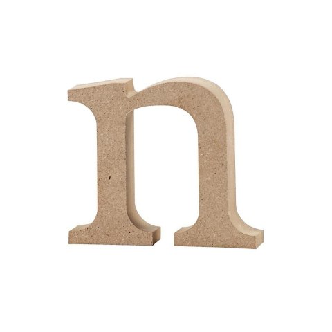 Litera n z MDF H: 8 cm Litera n z MDF H: 8 cm