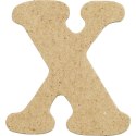 Litera X z MDF H: 4 cm 10 szt. Litera X z MDF H: 4 cm 10 szt.