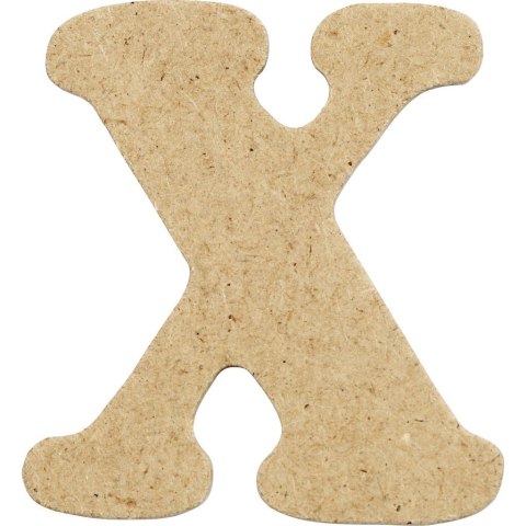 Litera X z MDF H: 4 cm 10 szt. Litera X z MDF H: 4 cm 10 szt.