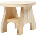 Mebelki z drewna H: 5,8-10,5 cm 5 szt. Mebelki z drewna H: 5,8-10,5 cm 5 szt.