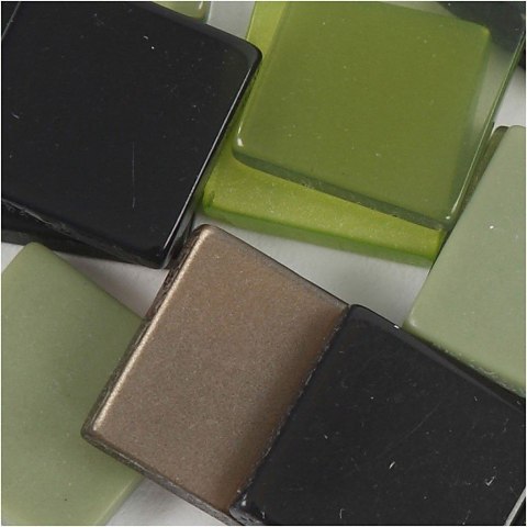 Mozaika Zielono-Brązowa 10x10 mm Mozaika Zielono-Brązowa 10x10 mm