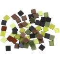 Mozaika Zielono-Brązowa 5x5 mm Mozaika Zielono-Brązowa 5x5 mm