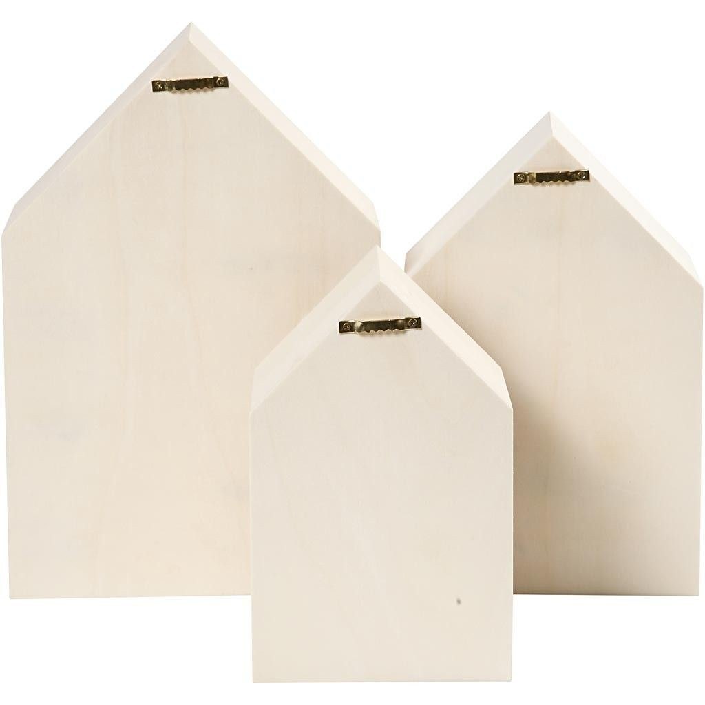 Pudełka Domki H: 20, 25 i 31 cm Pudełka Domki H: 20, 25 i 31 cm