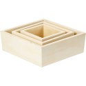 Pudełka Romby H: 9,7, 12 i 17,3 cm Pudełka Romby H: 9,7, 12 i 17,3 cm