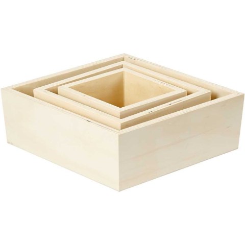 Pudełka Romby H: 9,7, 12 i 17,3 cm Pudełka Romby H: 9,7, 12 i 17,3 cm