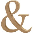 Znak & z MDF H: 13 cm Znak & z MDF H: 13 cm